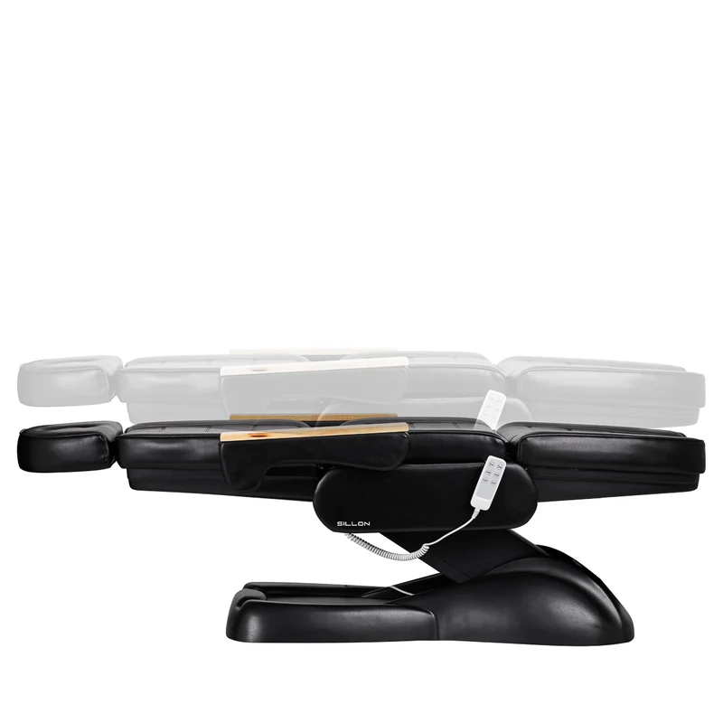 Poltrona elettrica per estetica - 3 motori | SILLON LUX 273B (nero/nero)