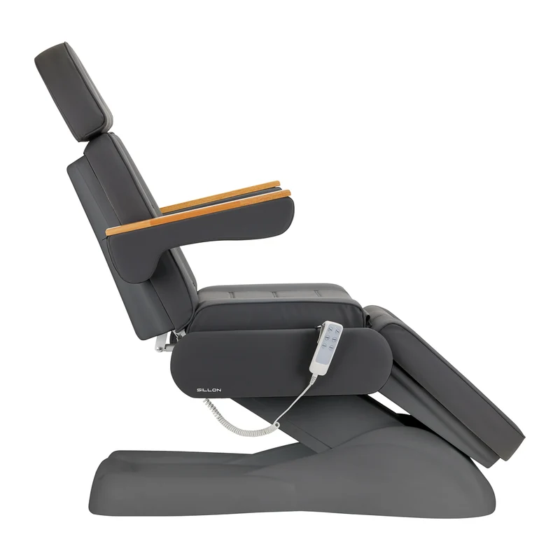 Poltrona elettrica per estetica - 3 motori | SILLON LUX 273B (grigio/grigio)