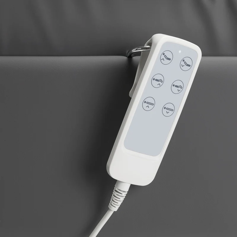 Poltrona elettrica per estetica - 3 motori | SILLON LUX 273B (grigio/grigio)