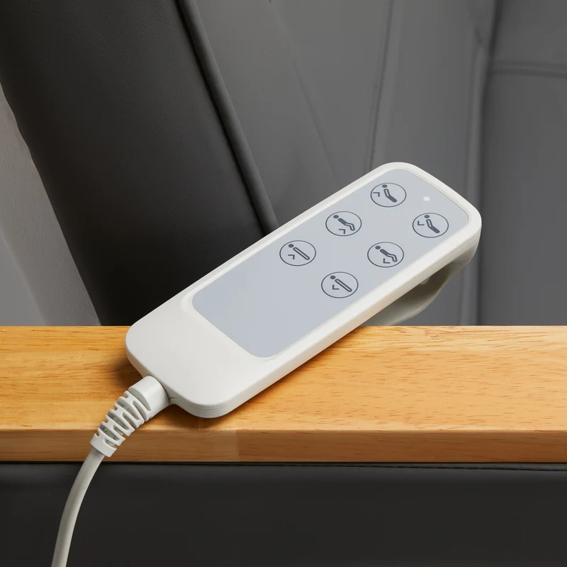 Poltrona elettrica per estetica - 3 motori | SILLON LUX 273B (grigio/grigio)