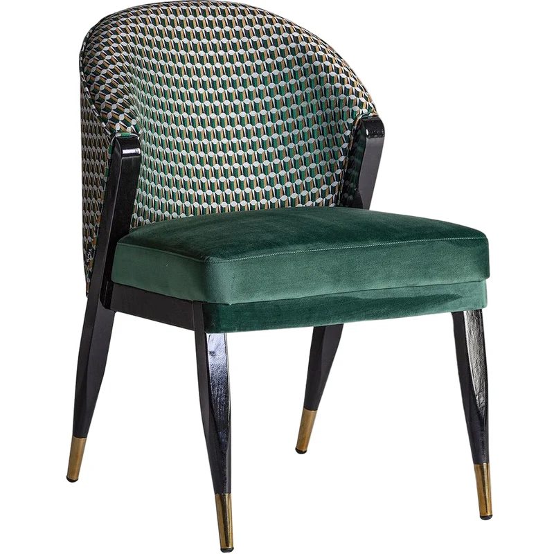 Sedia poltroncina glam decò