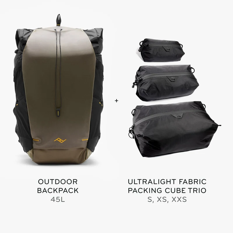 45L Outdoor Backpack + Bundle 2 | Kelp