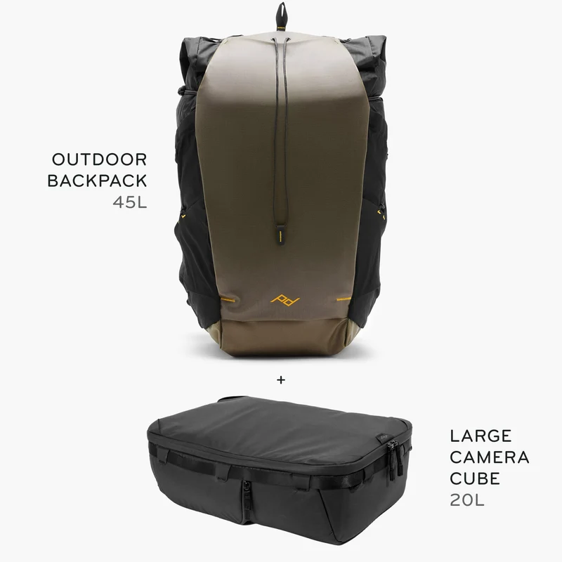 45L Outdoor Backpack + Bundle 1 | Kelp