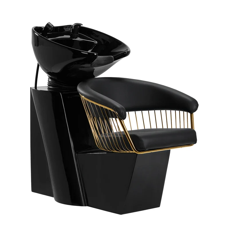 Lavatesta per parrucchiere | Gabbiano LILLE (oro/nero)