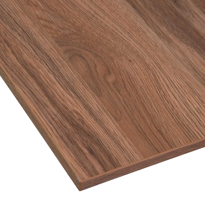 Tavolo "Trevor" componibile con struttura in acciaio e top in legno nobilitato per bar e ristoranti, da 72 cm