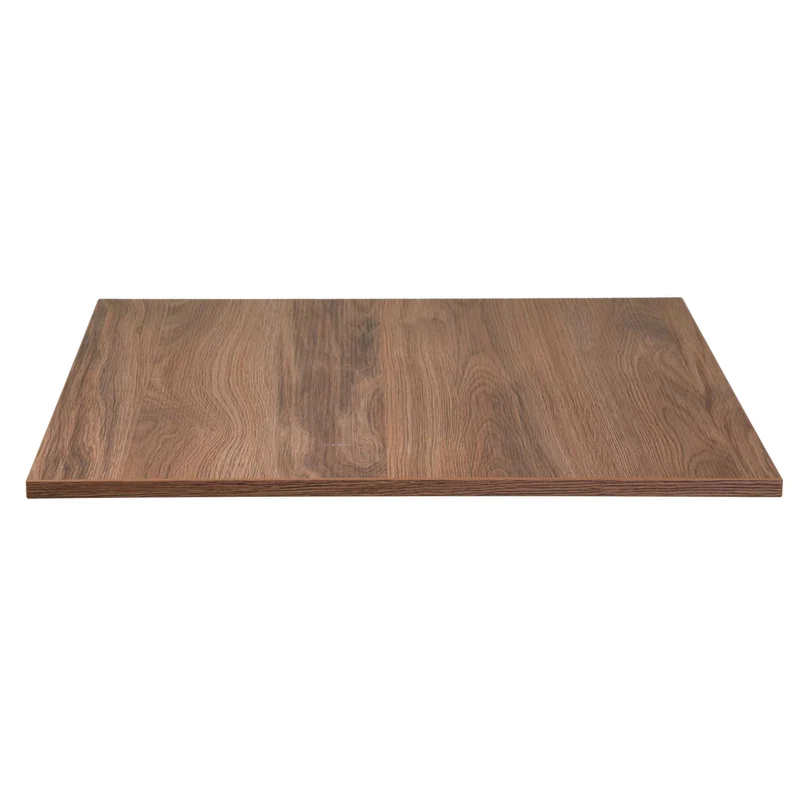 Tavolo "Trevor" componibile con struttura in acciaio e top in legno nobilitato per bar e ristoranti, da 72 cm