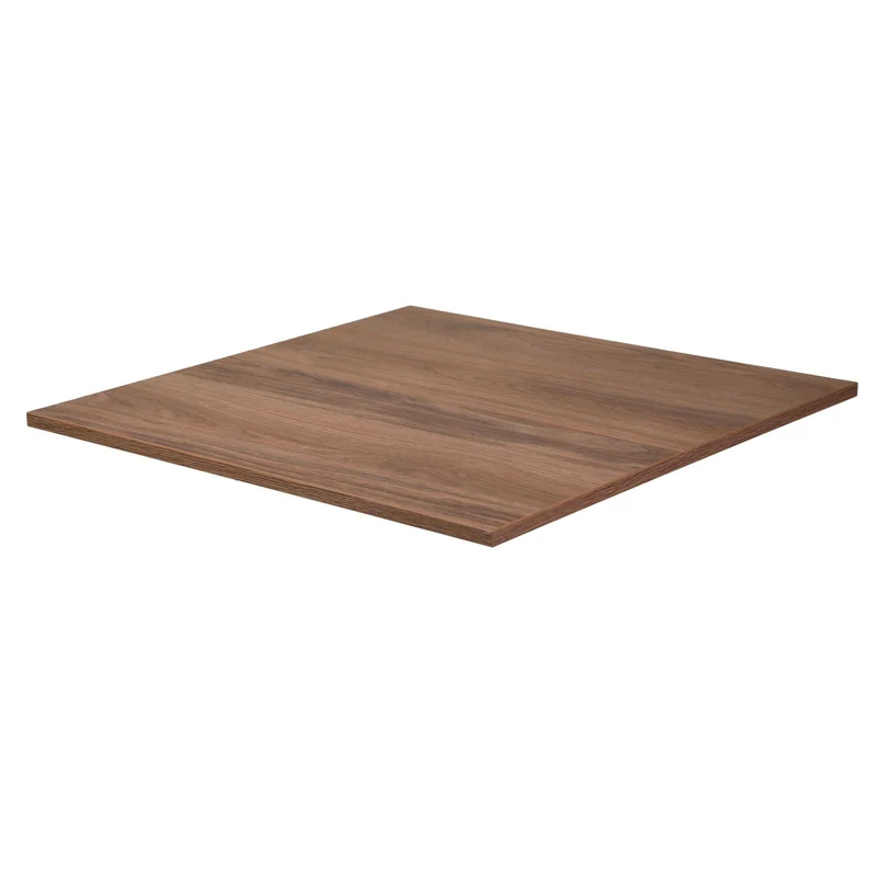 Tavolo "Trevor" componibile con struttura in acciaio e top in legno nobilitato per bar e ristoranti, da 72 cm