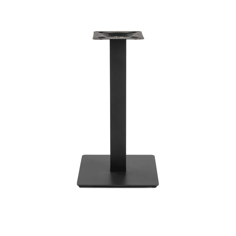 Tavolo "Trevor" componibile con struttura in acciaio e top in legno nobilitato per bar e ristoranti, da 72 cm