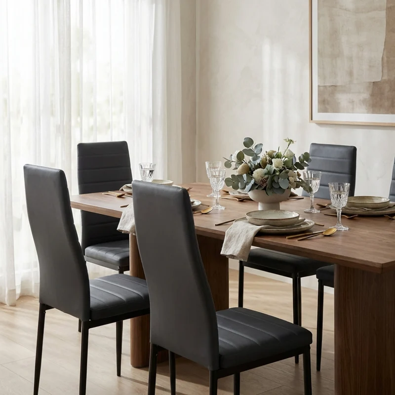 Sedia Cosma con Cuciture Orizzontali