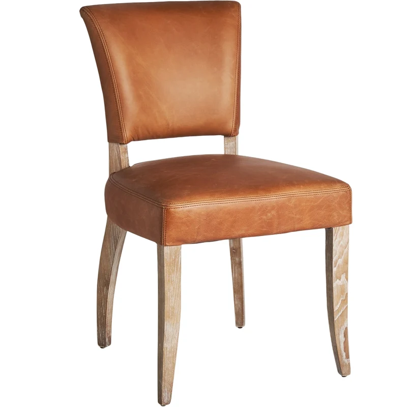 Sedia stile vintage pelle