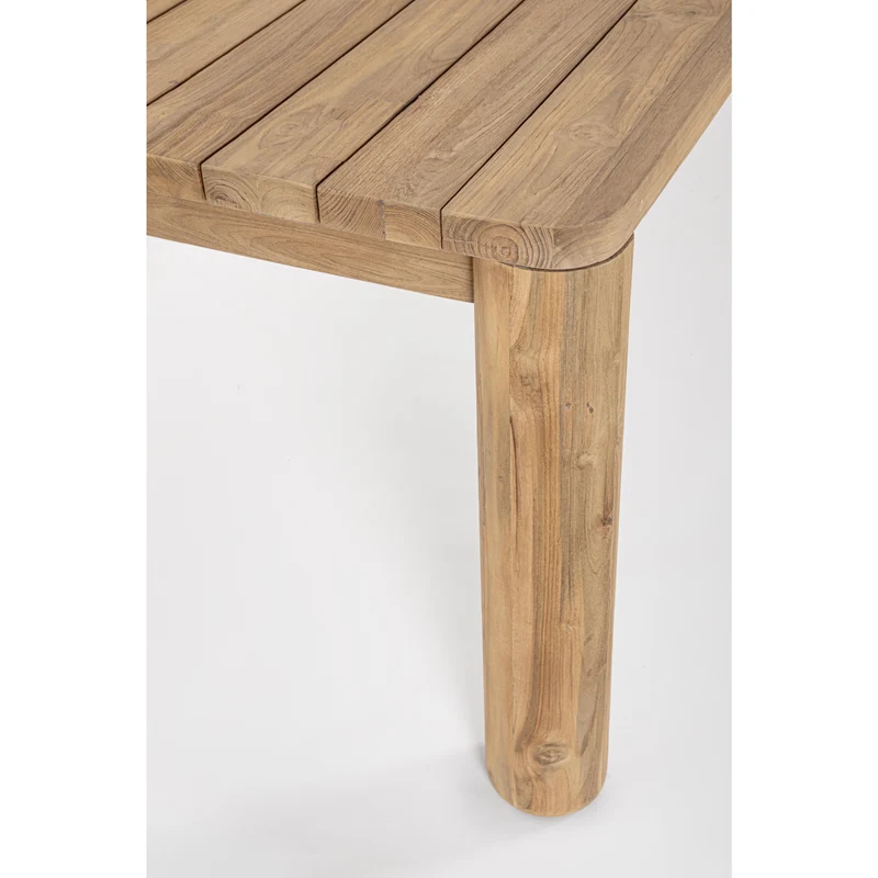 Tavolo fisso "Maverick" in legno di teak riciclato da esterno