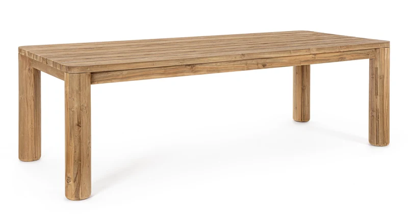 Tavolo fisso "Maverick" in legno di teak riciclato da esterno