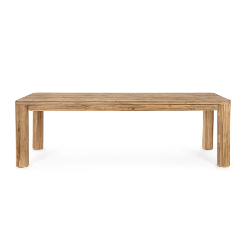 Tavolo fisso "Maverick" in legno di teak riciclato da esterno