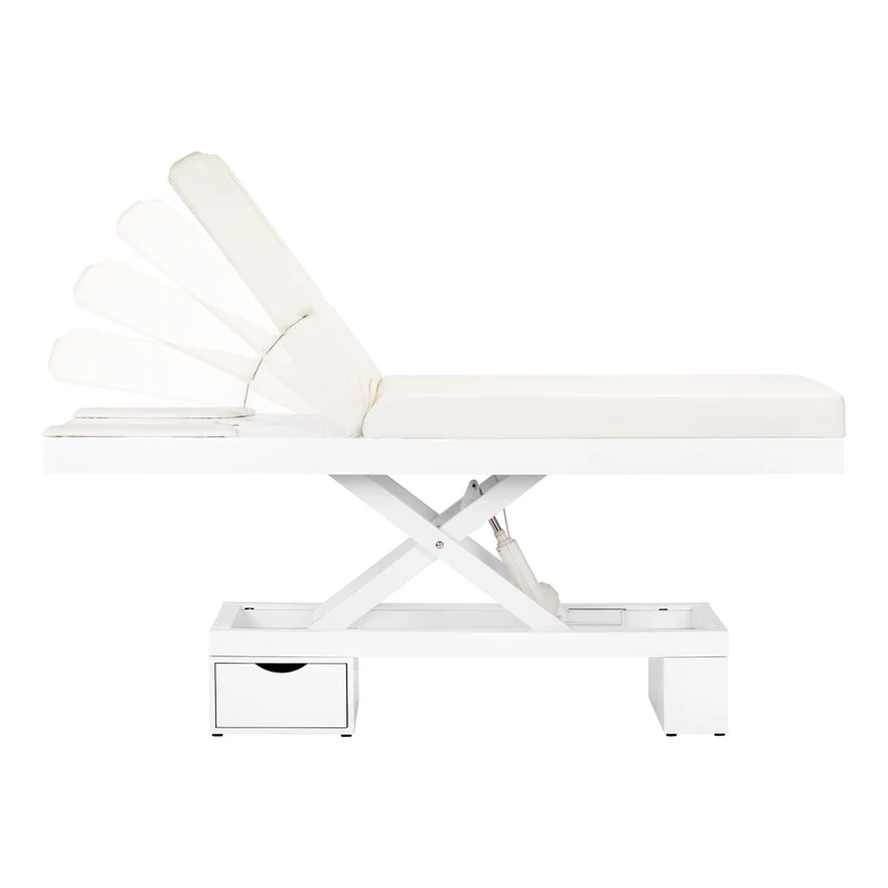 Lettino SPA elettrico riscaldato con retroilluminazione | AZZURRO 815b (bianco)