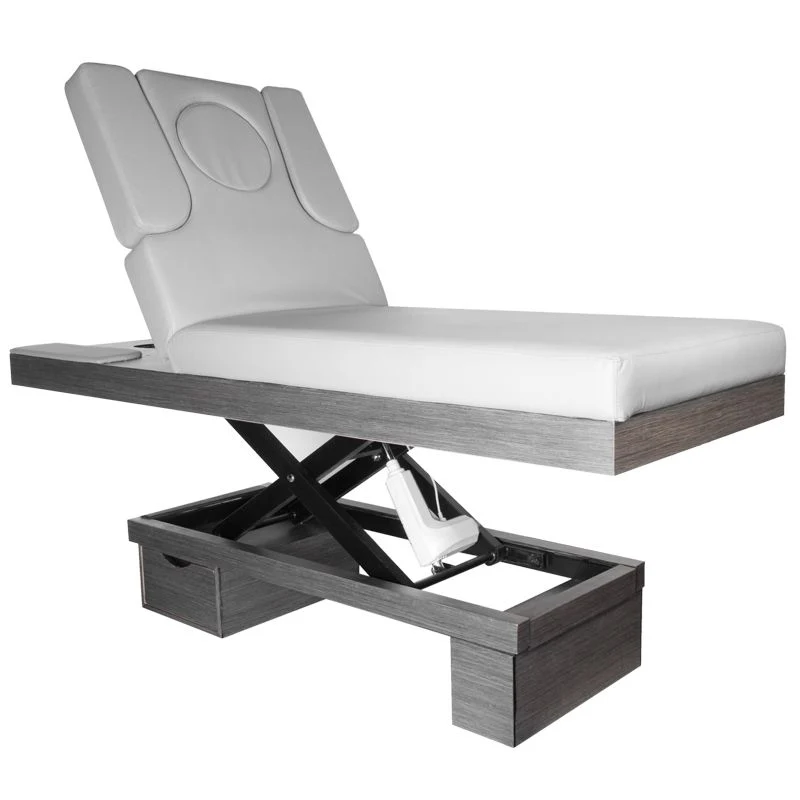Lettino SPA elettrico riscaldato con retroilluminazione | AZZURRO 815b (grigio chiaro)
