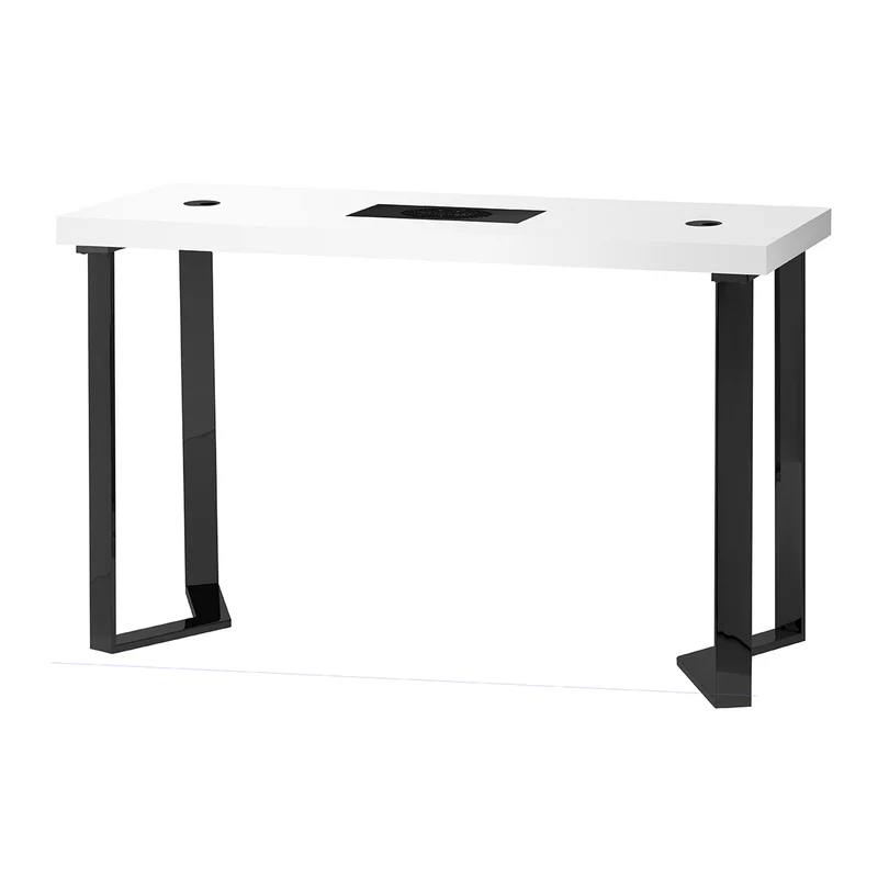 Tavolo per Manicure Momo 05-BL con Aspiratore Momo J02 (bianco/nero)