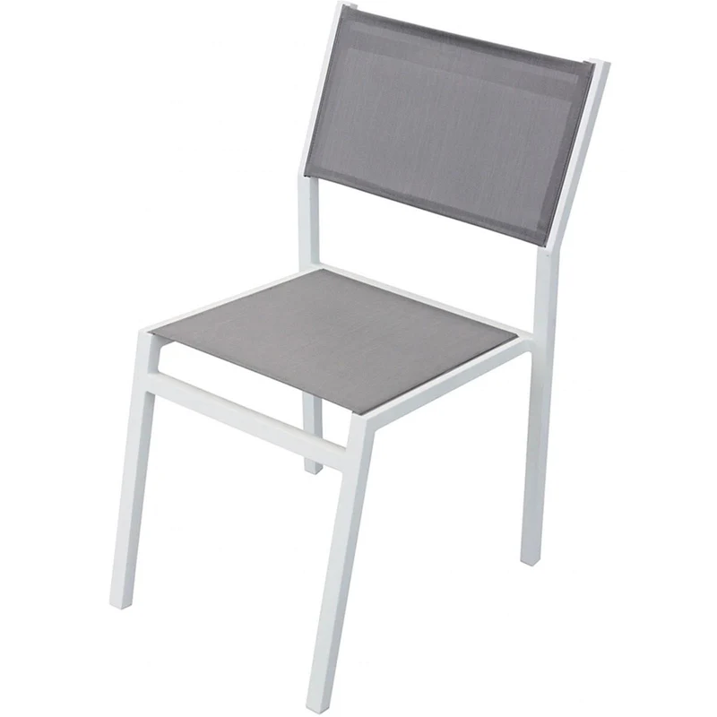 Tavolo allungabile "Santorini" in alluminio Bianco e Polywood dogato per esterno 180/240x100 cm