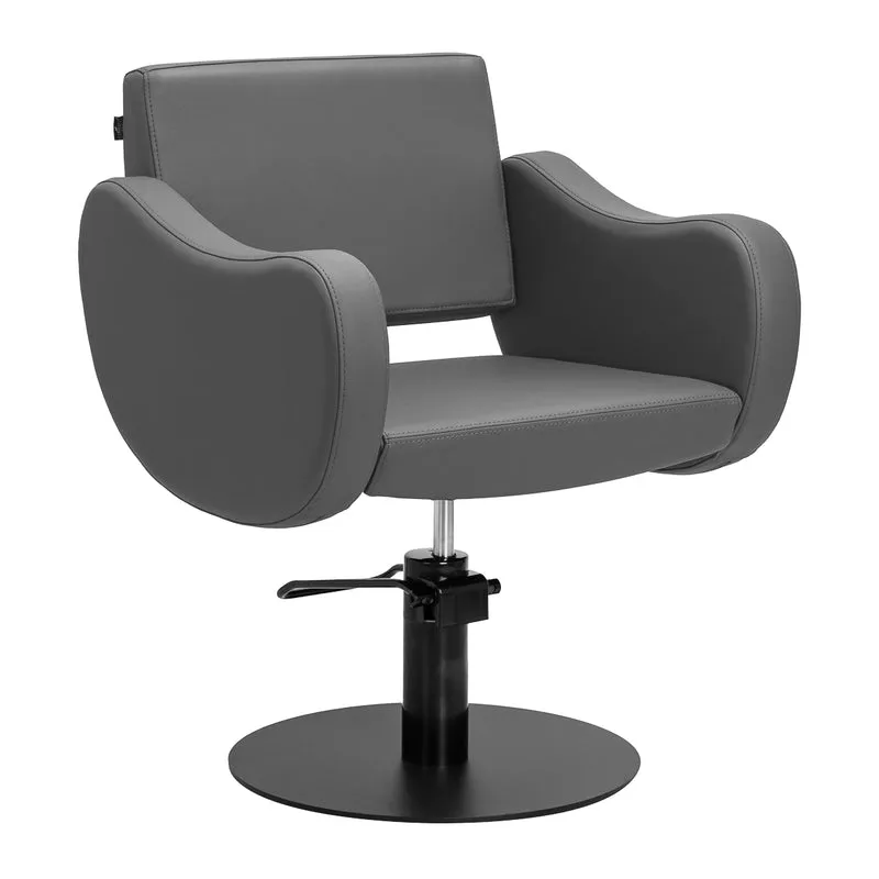 Sedia per parrucchiere | SEWILLA (nero/grigio)