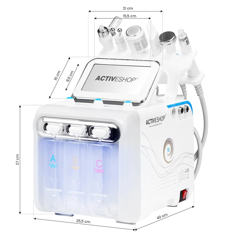 Dispositivo Trattamento Viso con Idrogeno 6 in 1 | Hydrogen H2+ inclusi 3 Prodotti Syis