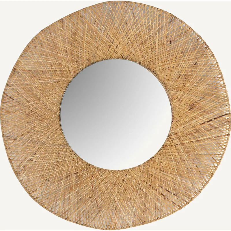 Specchio rotondo boho chic