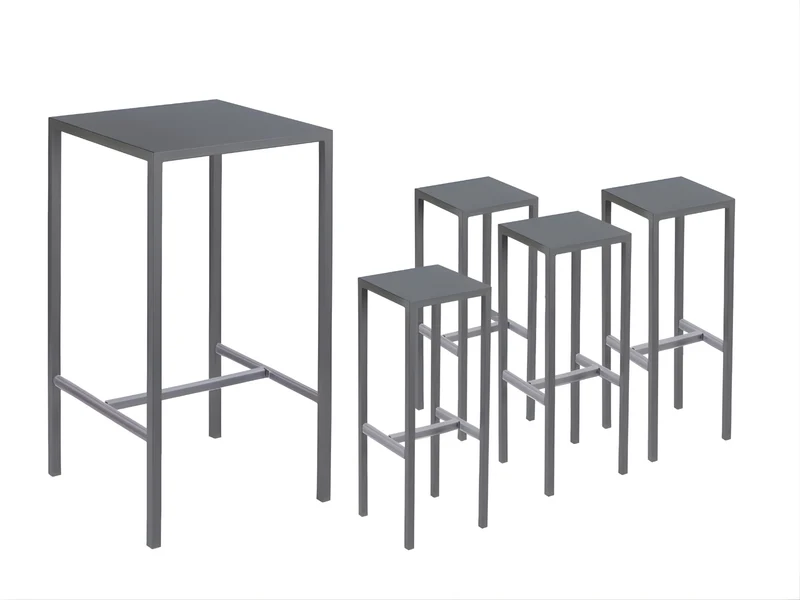 Kit Seaside Tavolo H110 4 Sgabelli