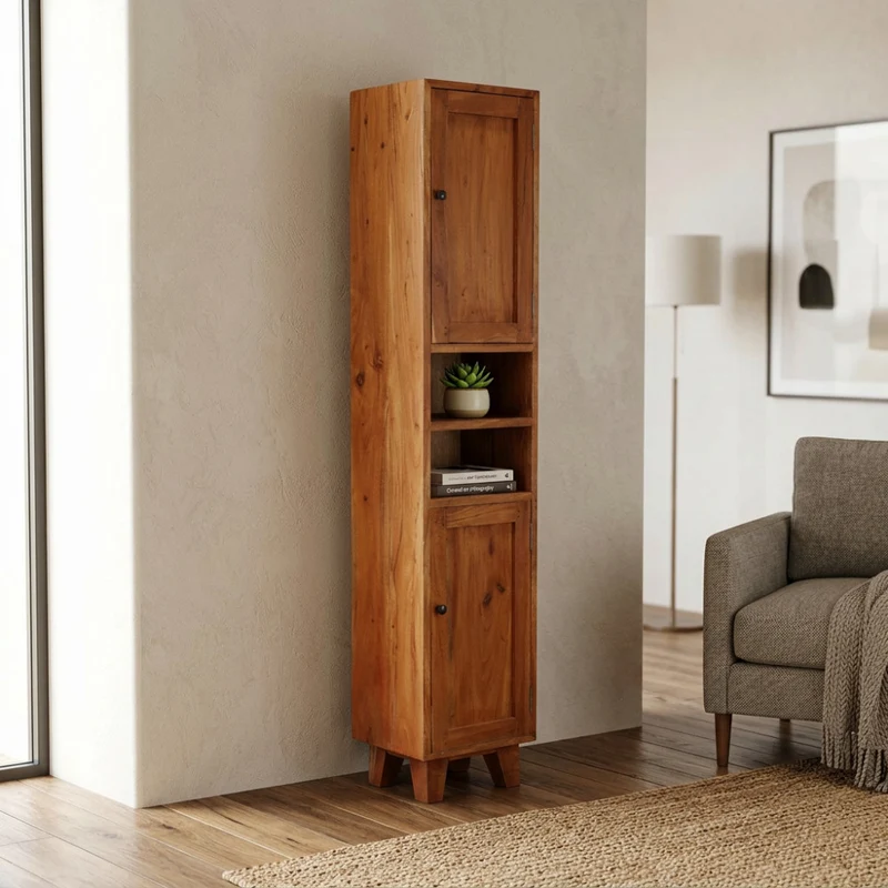 Mobiletto Caleb in Finitura Marrone