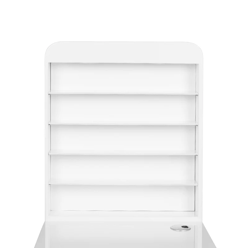 Tavolo manicure con espositore e aspiratore | Mod. DESK 310 (Cassettiera a Destra)
