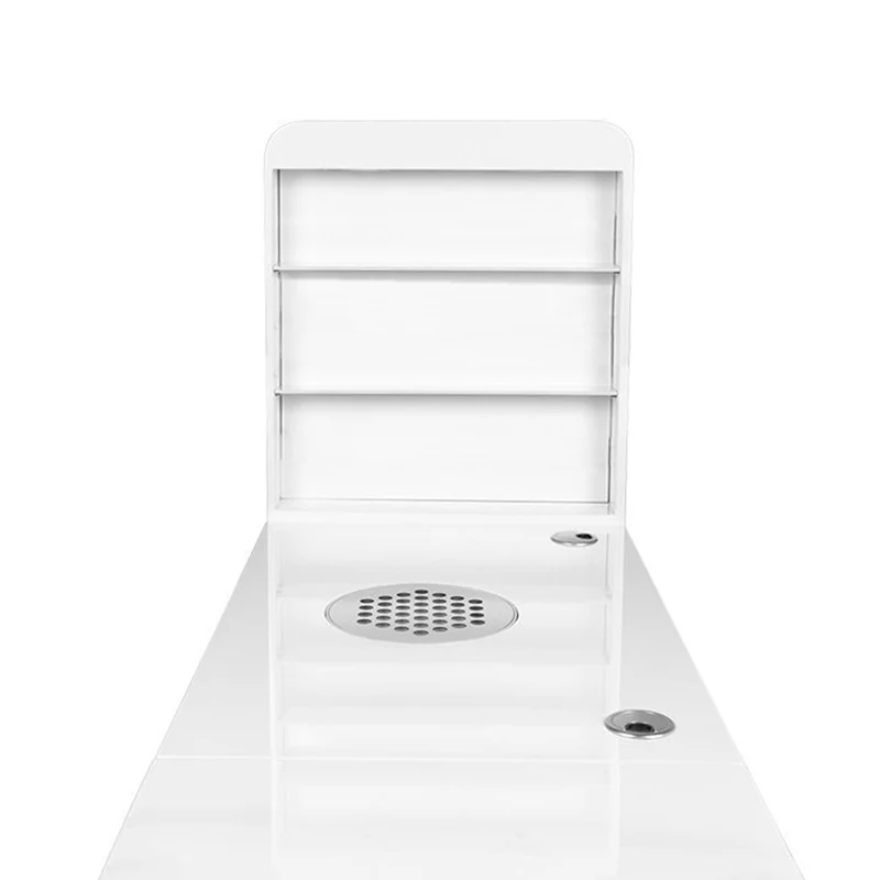 Tavolo manicure con espositore e aspiratore | Mod. DESK 310 (Cassettiera a Sinistra)