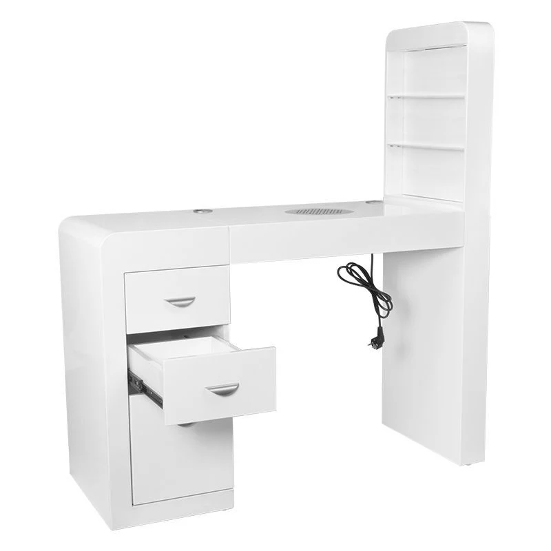 Tavolo manicure con espositore e aspiratore | Mod. DESK 310 (Cassettiera a Sinistra)