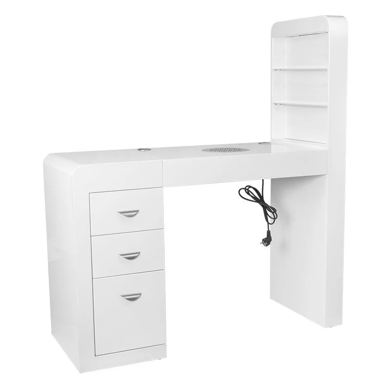 Tavolo manicure con espositore e aspiratore | Mod. DESK 310 (Cassettiera a Sinistra)