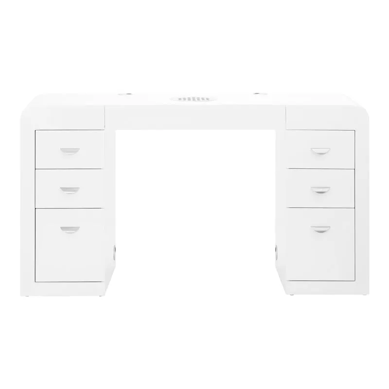 Tavolo per manicure con aspiratore a turbina | Mod. DESK 314 (Bianco)