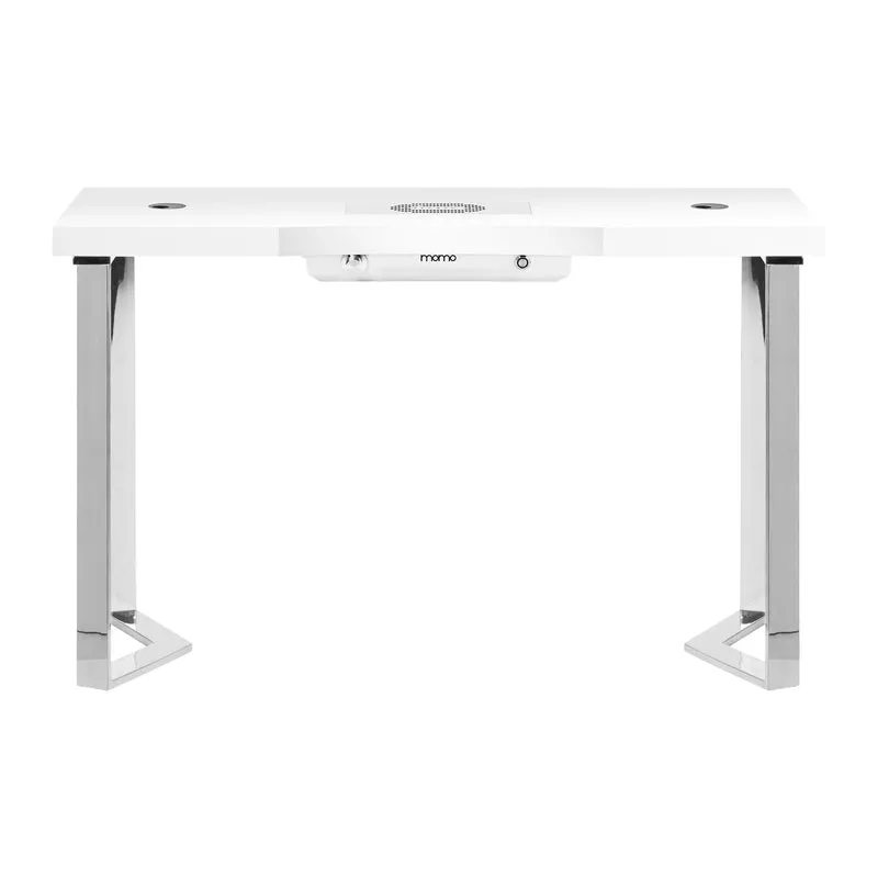 Tavolo per Manicure Momo 05-SL con Aspiratore Momo J02 (bianco/argento)