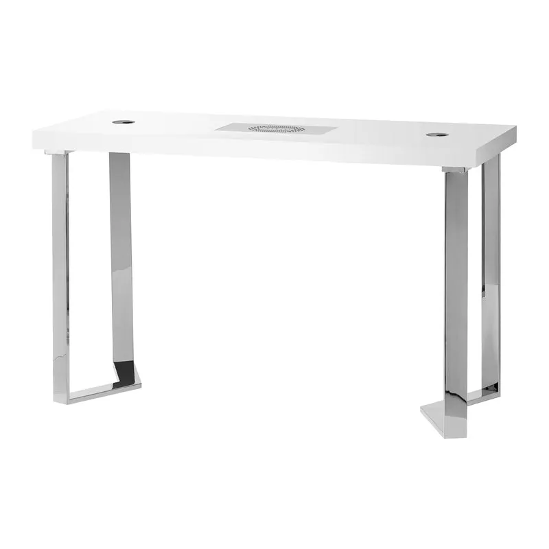 Tavolo per Manicure Momo 05-SL con Aspiratore Momo J02 (bianco/argento)