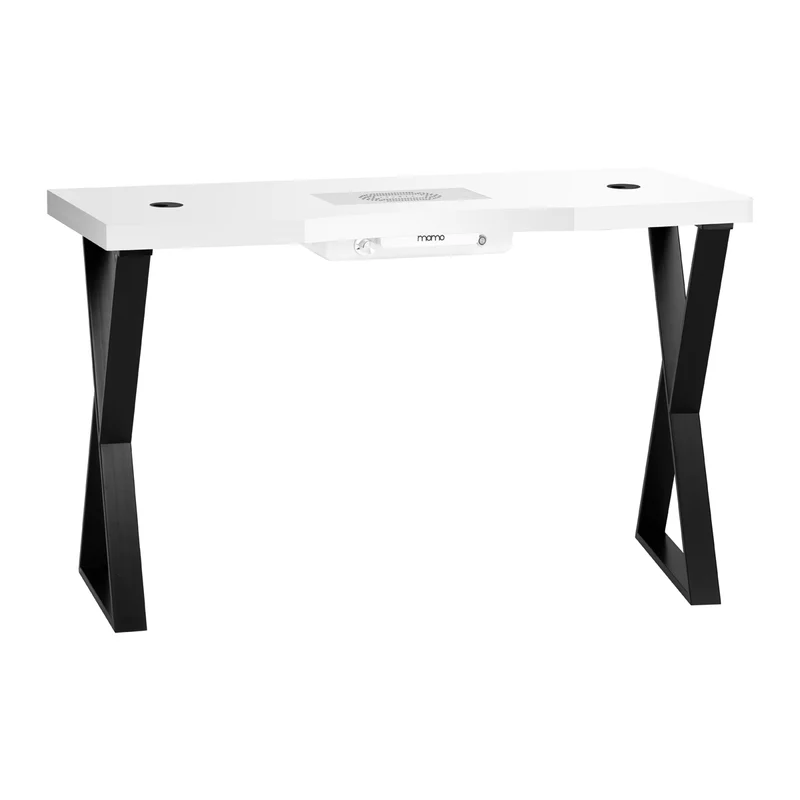 Tavolo per Manicure Momo 04BL con Aspiratore Momo J02 (bianco/nero)