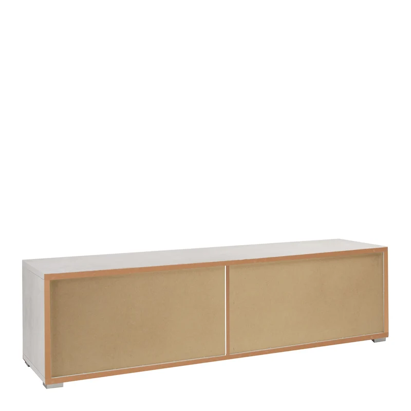 Cassettiera moderna 4 cassetti, minimal e ampia superficie d’appoggio – 179x47x50 cm