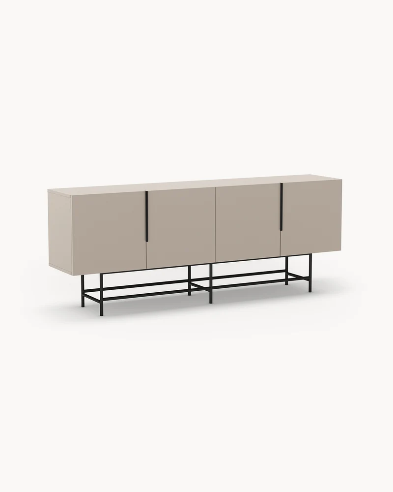 Credenza con gambe in metallo Eldia
