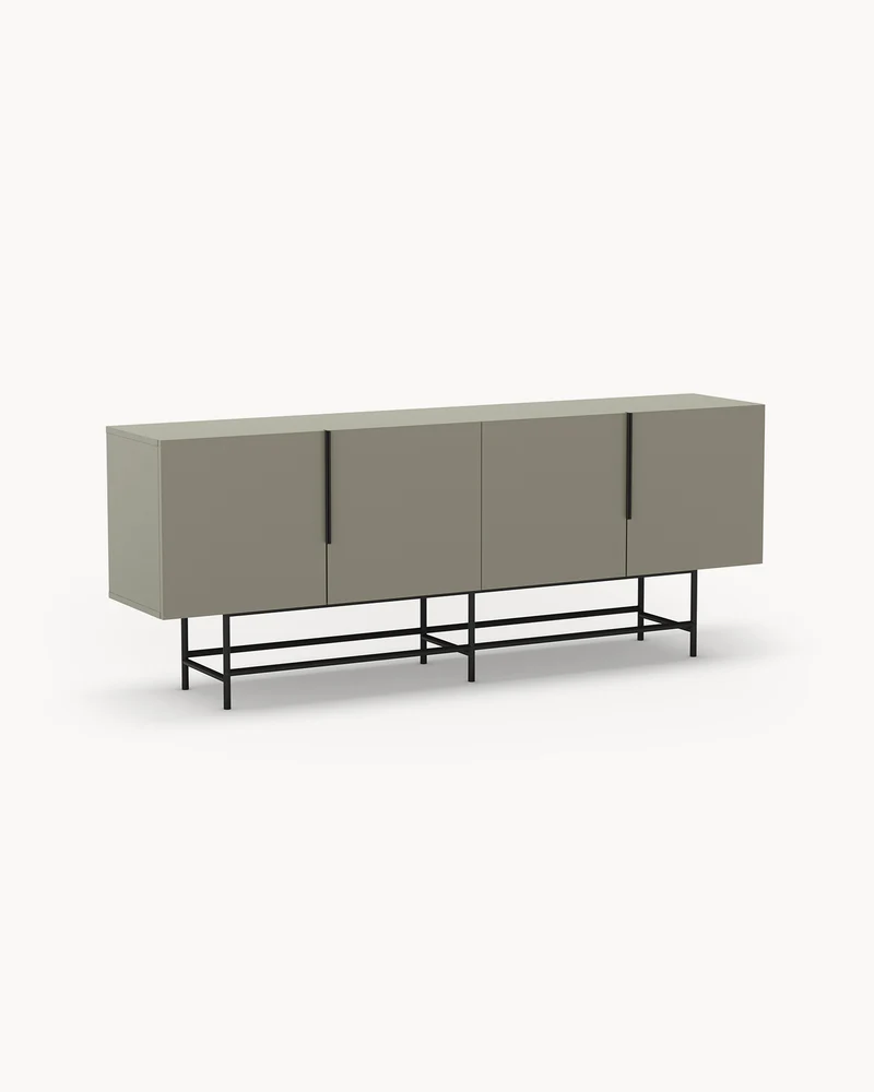 Credenza con gambe in metallo Eldia