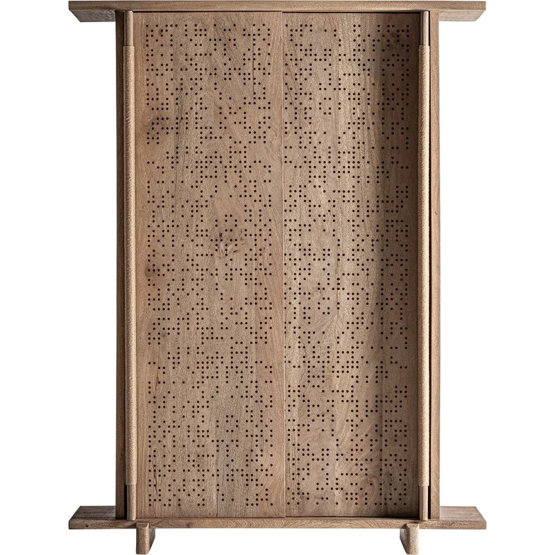 Armadio Contemporaneo Chic in Mango Naturale