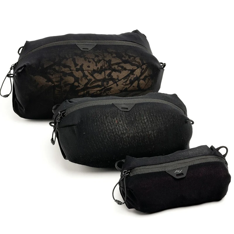 Ultralight Packing Cube | Black | Mesh | 3-Pack