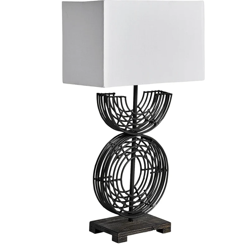 Lampada da tavolo provenzale ferro