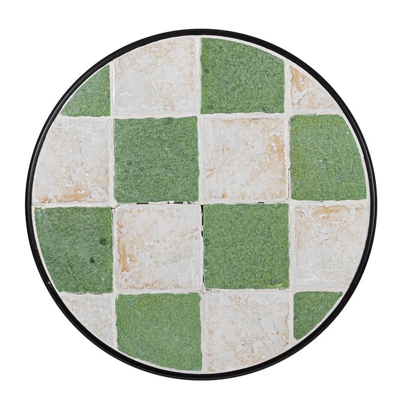 Tavolo "Loire" con struttura in acciaio, piano in ceramica, per arredo interno ed esterno