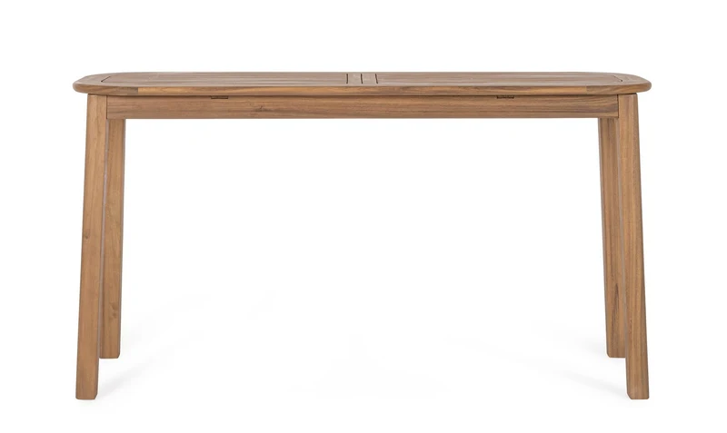 Tavolo "Danubio" in legno di acacia effetto teak, per arredo interno ed esterno