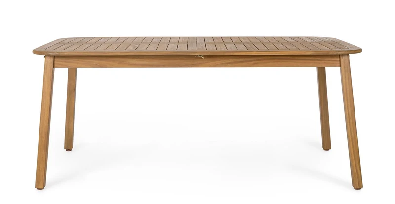 Tavolo "Danubio" in legno di acacia effetto teak, per arredo interno ed esterno