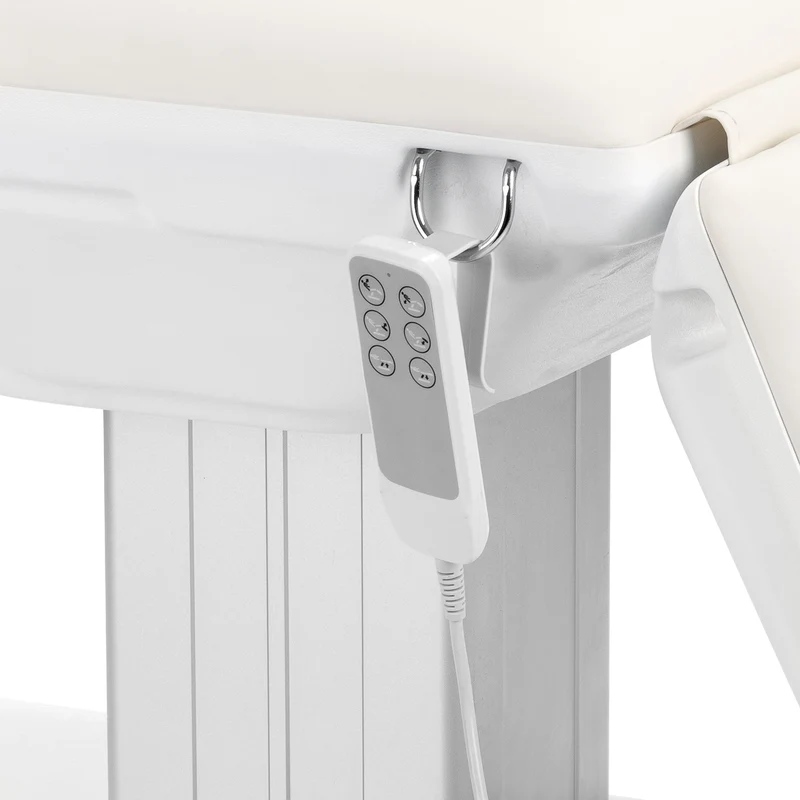 Poltrona elettrica per estetista - 3 motori | SILLON ECLIPSE (bianco)
