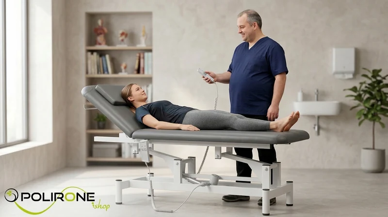 Lettino Elettrico per Estetica, Massaggi o Fisioterapia | mod. 079 (grigio)