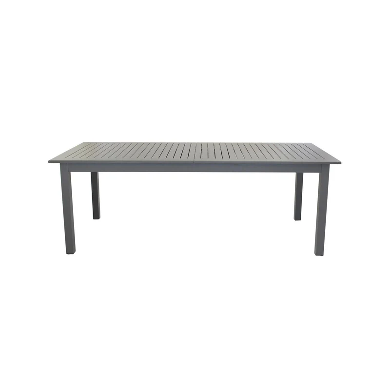 Tavolo allungabile "Ibiza" Toupè in alluminio dogato da esterno per giardino e veranda 220/280 x 100 cm