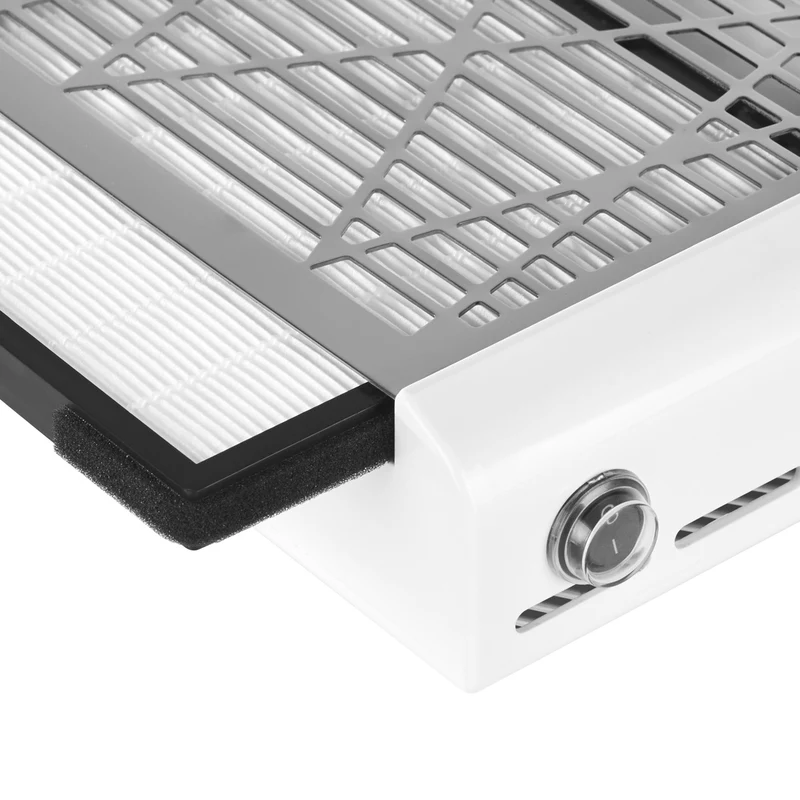 Aspiratore Polveri Unghie da Tavolo per Manicure e Pedicure 40W | MOMO J-23 argento