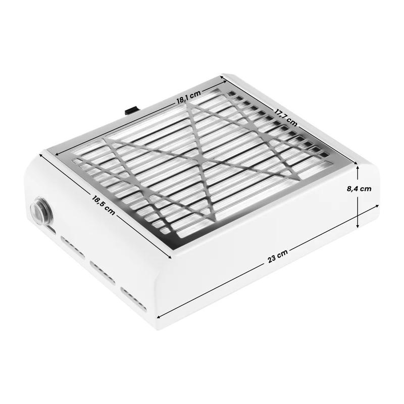 Aspiratore Polveri Unghie da Tavolo per Manicure e Pedicure 40W | MOMO J-23 argento