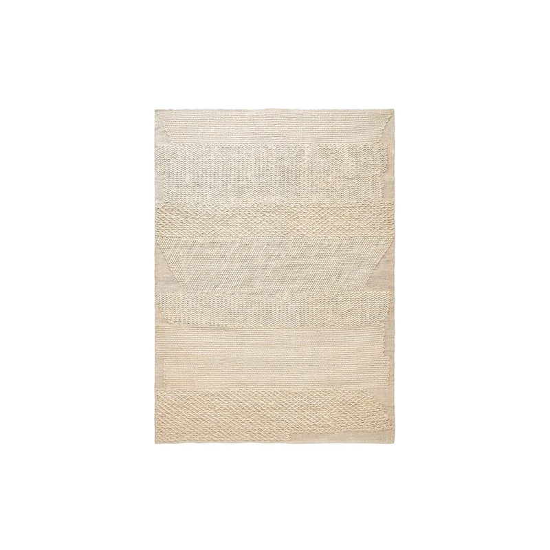 Knotty White Rug