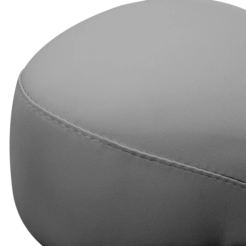Sgabello Multifunzione con 5 Ruote per Centro Estetico Podologia Studio Medico | 1005 grigio